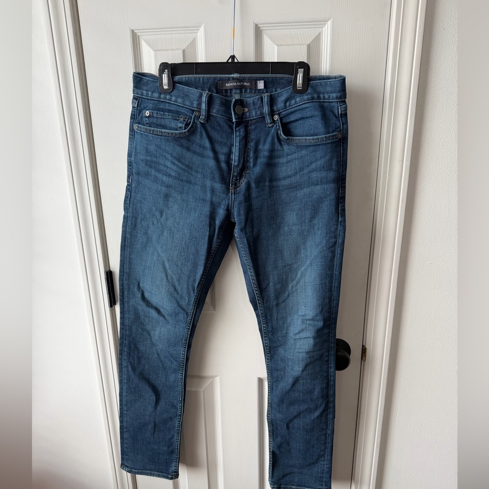Banana republic Men's skinny Blue Jeans 32x30